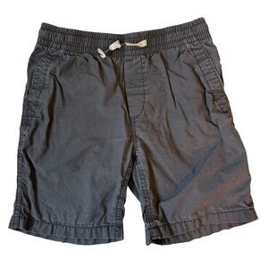 GAP Kids Boys Cotton Elastic Waist Shorts Soft Black Size 10/L